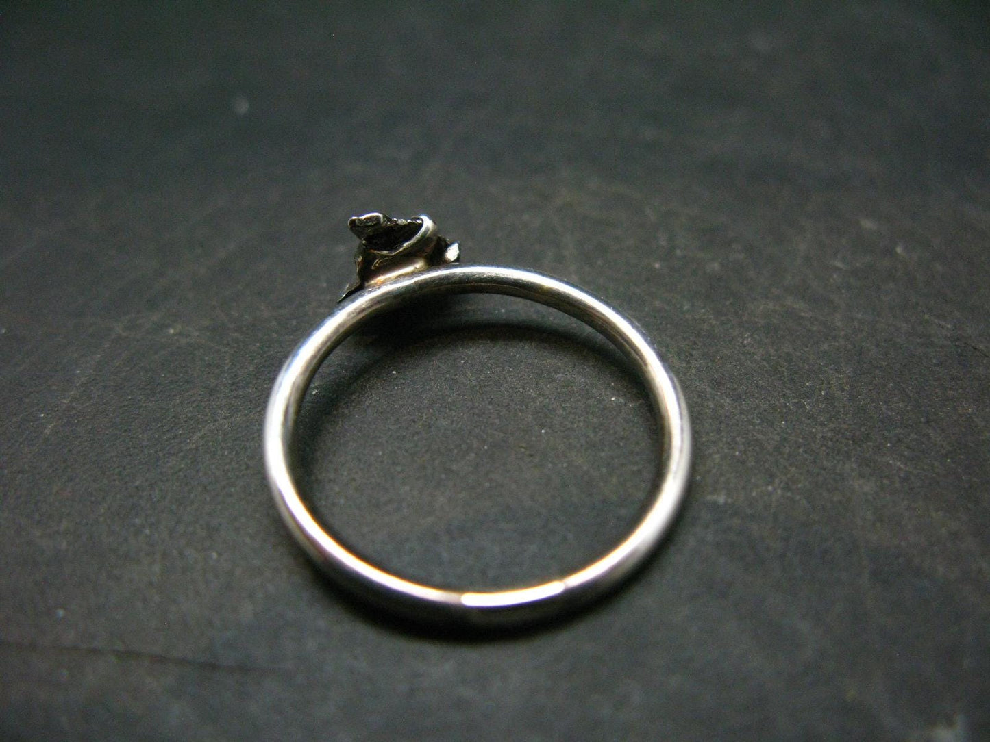Meteorite Campo Del Cielo Argentina Sterling Silver Ring - 1.71 Grams - Size 7