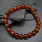 Garnet Hessonite Genuine Bracelet ~ 7 Inches ~ 8mm Round Beads