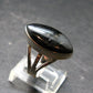 Real!! Very Rare Nuumite Nuummite Sterling Silver Ring from Greenland - 5.55 Grams - Size 7