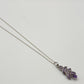 Amethyst Ribbon Pendant – Graceful Flow in Violet Sparkle - 3.87 Grams