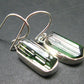 Watermelon Tourmaline Sterling Silver Earrings from Brazil - 1.2" - 3.94 Grams