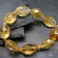 Citrine Genuine Bracelet ~ 7 Inches ~ 20mm Facetted Beads