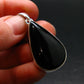 Black Onyx Silver Plated Pendant From Brazil - 7.39 Grams