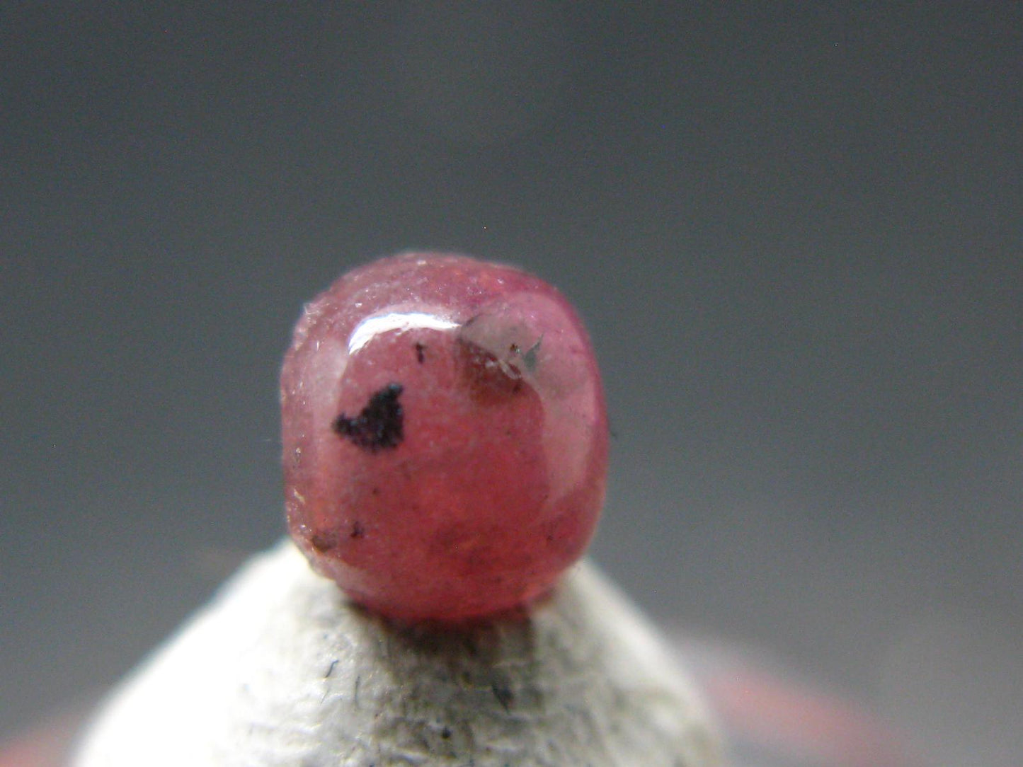 Rare Gem Bixbite Red Beryl Emerald Cabochon From Utah USA - 0.50 Carats - 5.1x4.6 mm