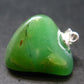 Chrysoprase Silver Pendant From Australia - 0.9" - 4.03 Grams