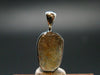 Rare Herderite Crystal Silver Pendant from Brazil - 0.7" - 1.34 Grams