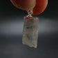 Rare Papagoite In Terminated Quartz Crystal Silver Pendant from South Africa - 1.0" - 2.96 Grams