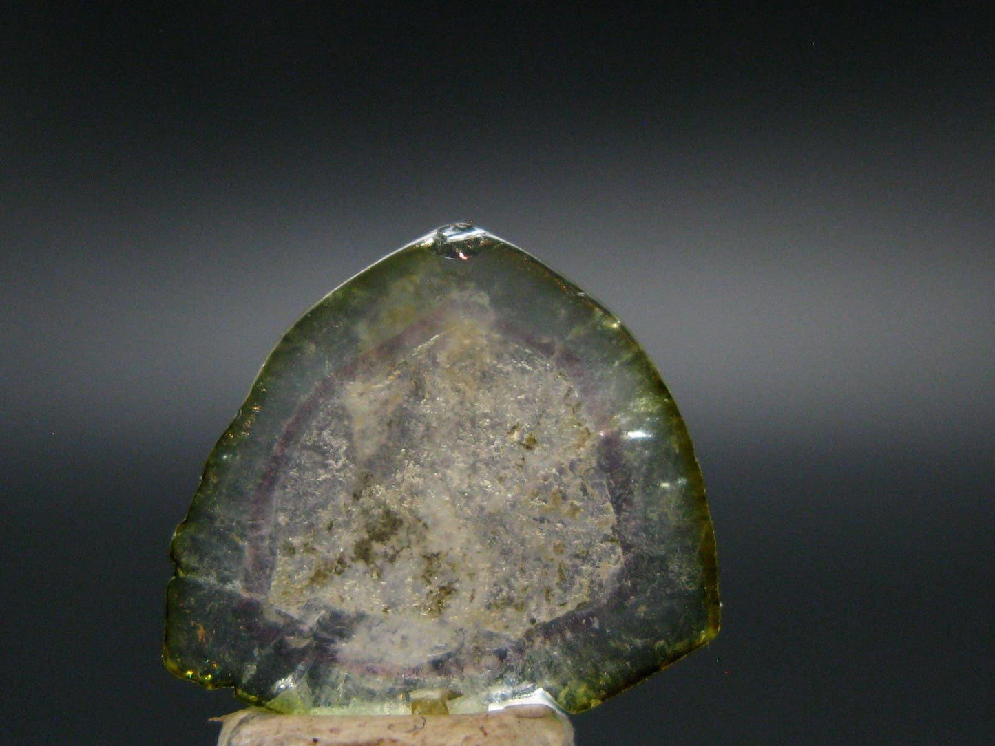 Rare Watermelon Tourmaline Crystal Slice From Brazil - 4.05 Carats