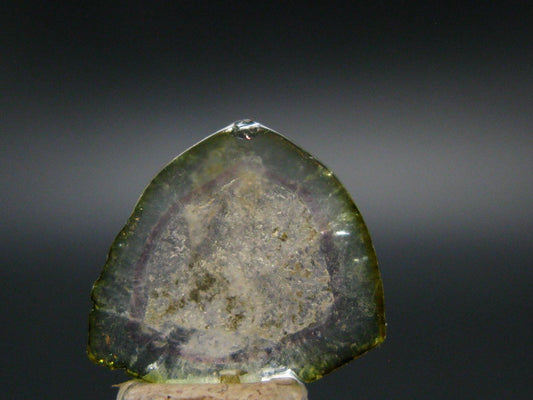 Rare Watermelon Tourmaline Crystal Slice From Brazil - 4.05 Carats