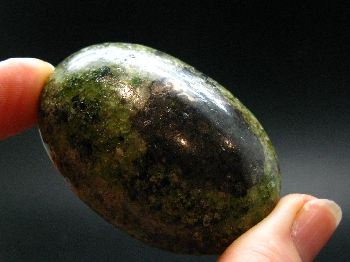 Peridot Olivine Tumbled Stone from Arizona, USA - 2.1" - 65.0 Grams