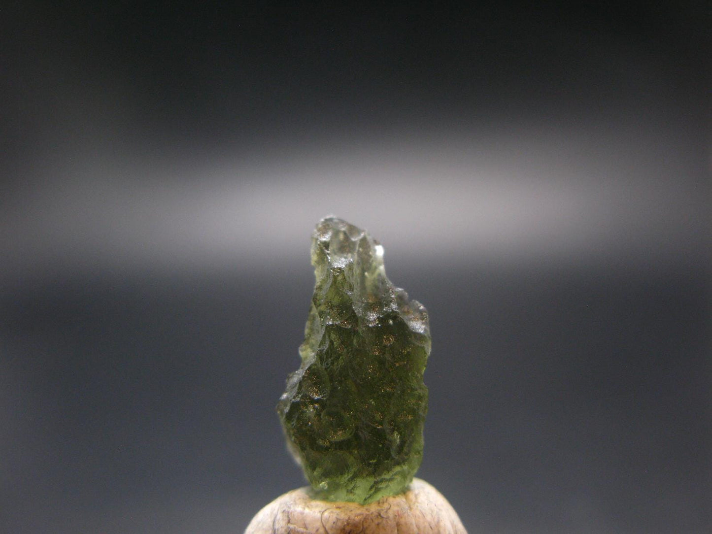 Moldavite Tektite Raw Piece from Czech Republic - 0.6" - 5.0 Carats - 1.0 Grams