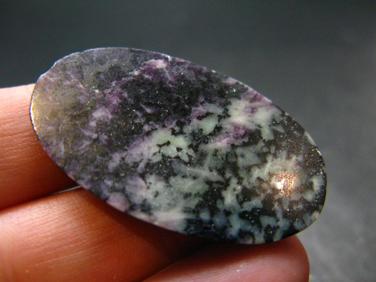 Very Rare Kammererite Chrome Clinochlore Cabochon from Turkey - 1.5" - 7.71 Grams