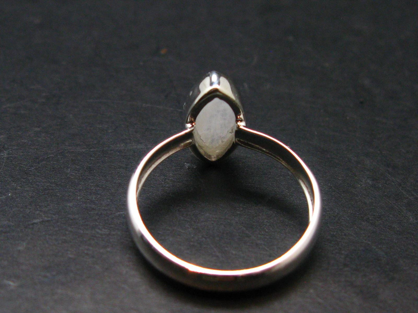 Natrolite Silver Ring From Russia - 2.12 Grams - Size 7