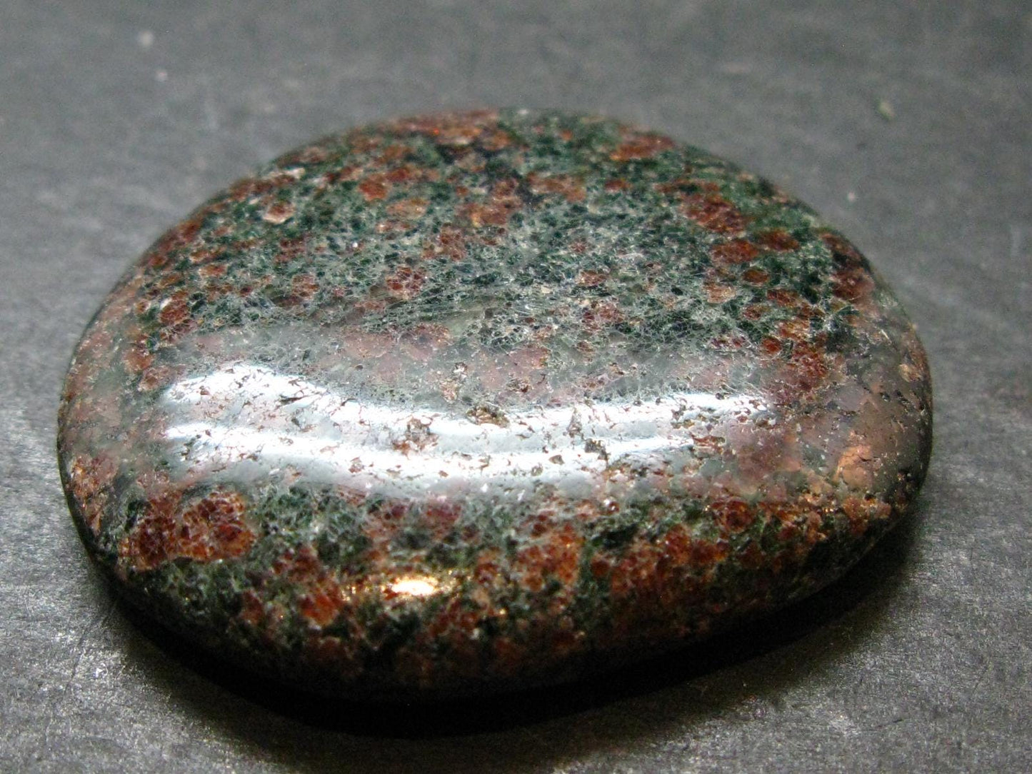 Rare Eclogite Tumbled Stone From Norway - 1.6" - 23.57 Grams