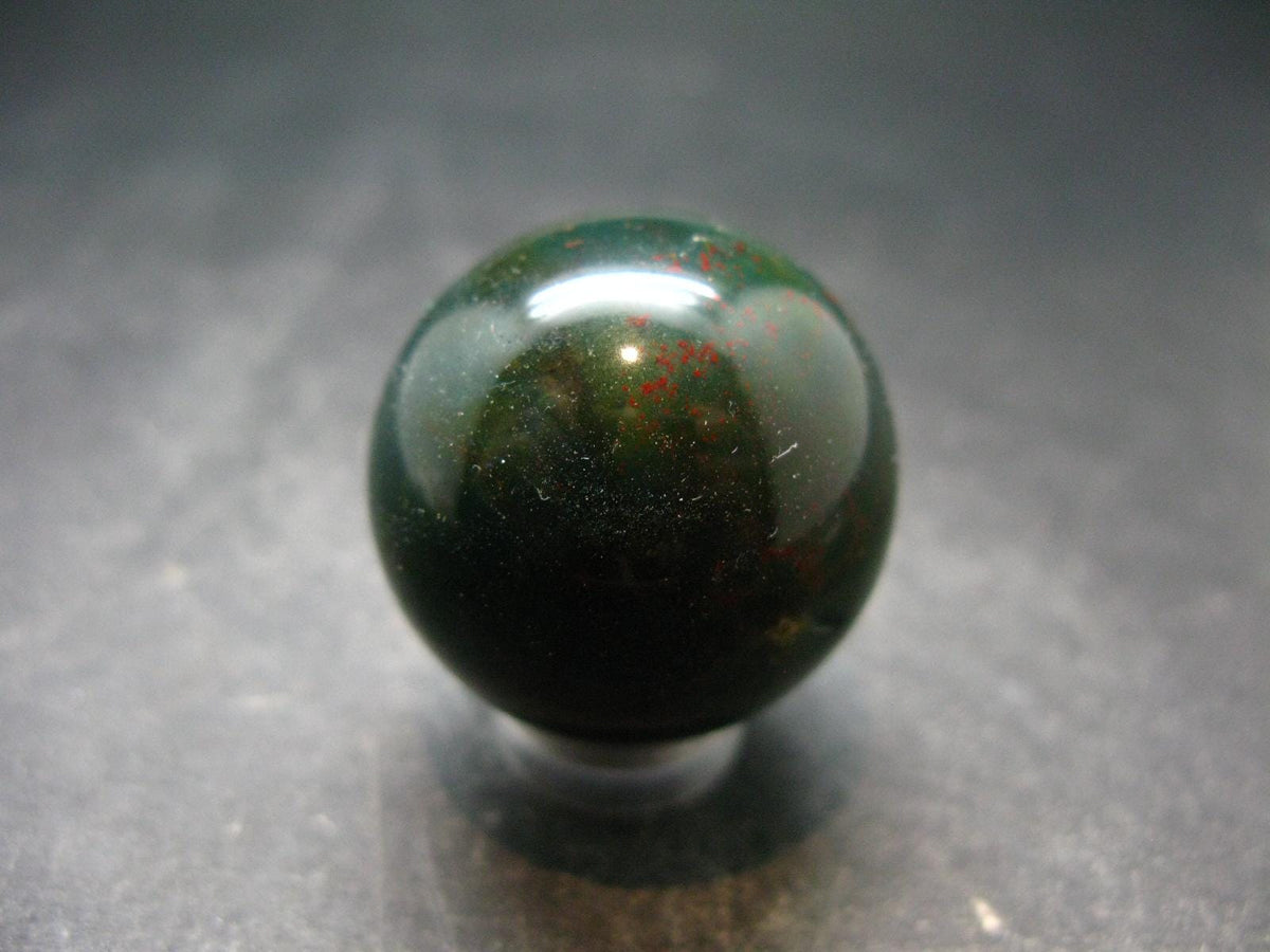 Bloodstone Sphere From India - 1.1" - 31.53 Grams