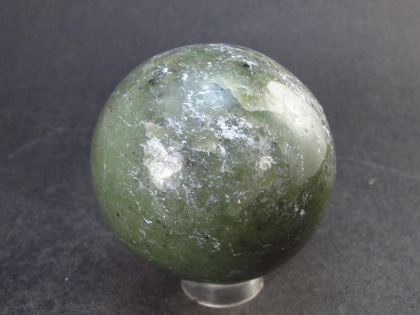 Nephrite Jade 1.7" Sphere Ball from Canada - 114.8 Grams