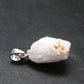Rare Clear Natrolite Crystal Silver Pendant From Tanzania - 0.8" - 1.23 Grams