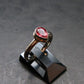 Pink Tourmaline Silver Ring From Brazil - 2.16 Grams - Size 6
