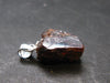 Rare Zircon Crystal Silver Pendant From Tanzania - 0.7" - 2.6 Grams