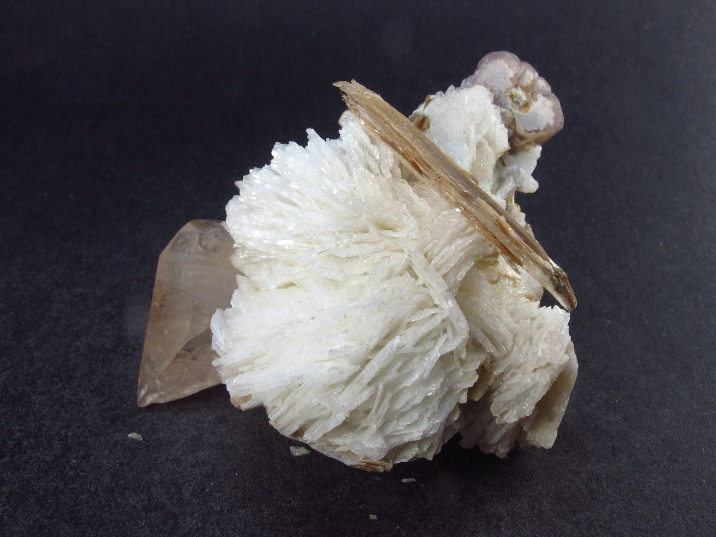 Rare Topaz and Apatite Cluster From Pakistan - 2.7"