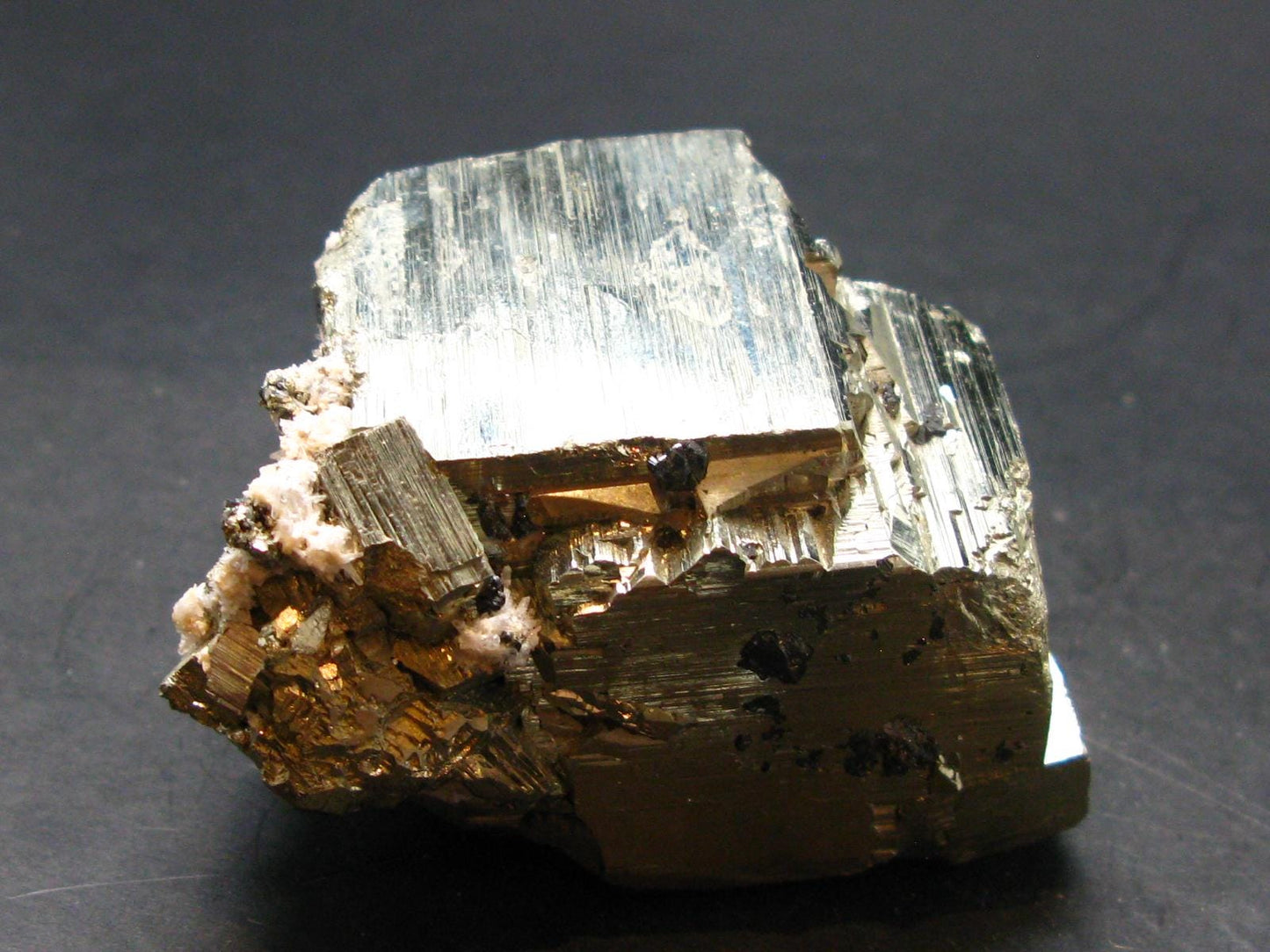 Perfect Pyrite Cube Crystal from Spain - 2.6" - 318 Grams