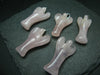 Lot of rose quartz angels Pendants from Brazil