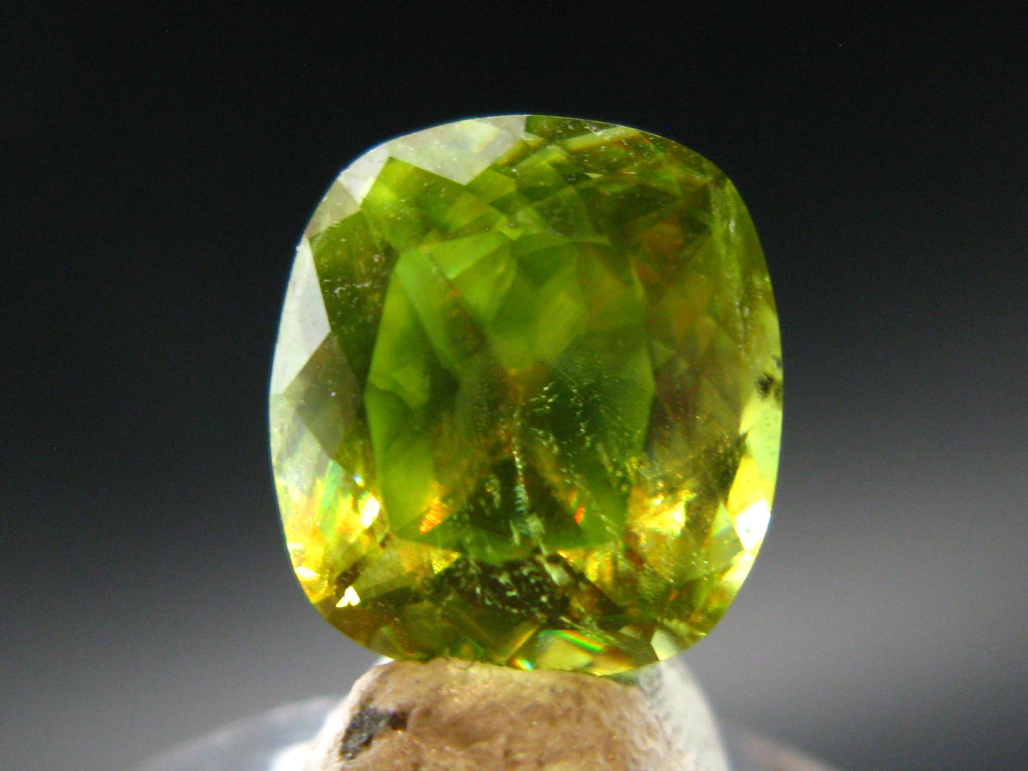 Rare Titanite Sphene Gem Cut Stone From Zimbabwe - 5.95 Carats