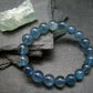 AAA Grade Gem Santa Maria Aquamarine Genuine Bracelet ~ 7.5 Inches ~ 10mm Round Beads