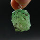 Tsavorite Gem Green Garnet Sterling Silver Pendant From Tanzania - 1.1" - 8.60 Grams