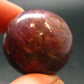Genuine Ruby Corundum Sphere from India - 1.2" - 55.32 Grams