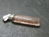 Purple Scapolite Pendant in SS From Afghanistan - 1.1" - 1.03 Grams