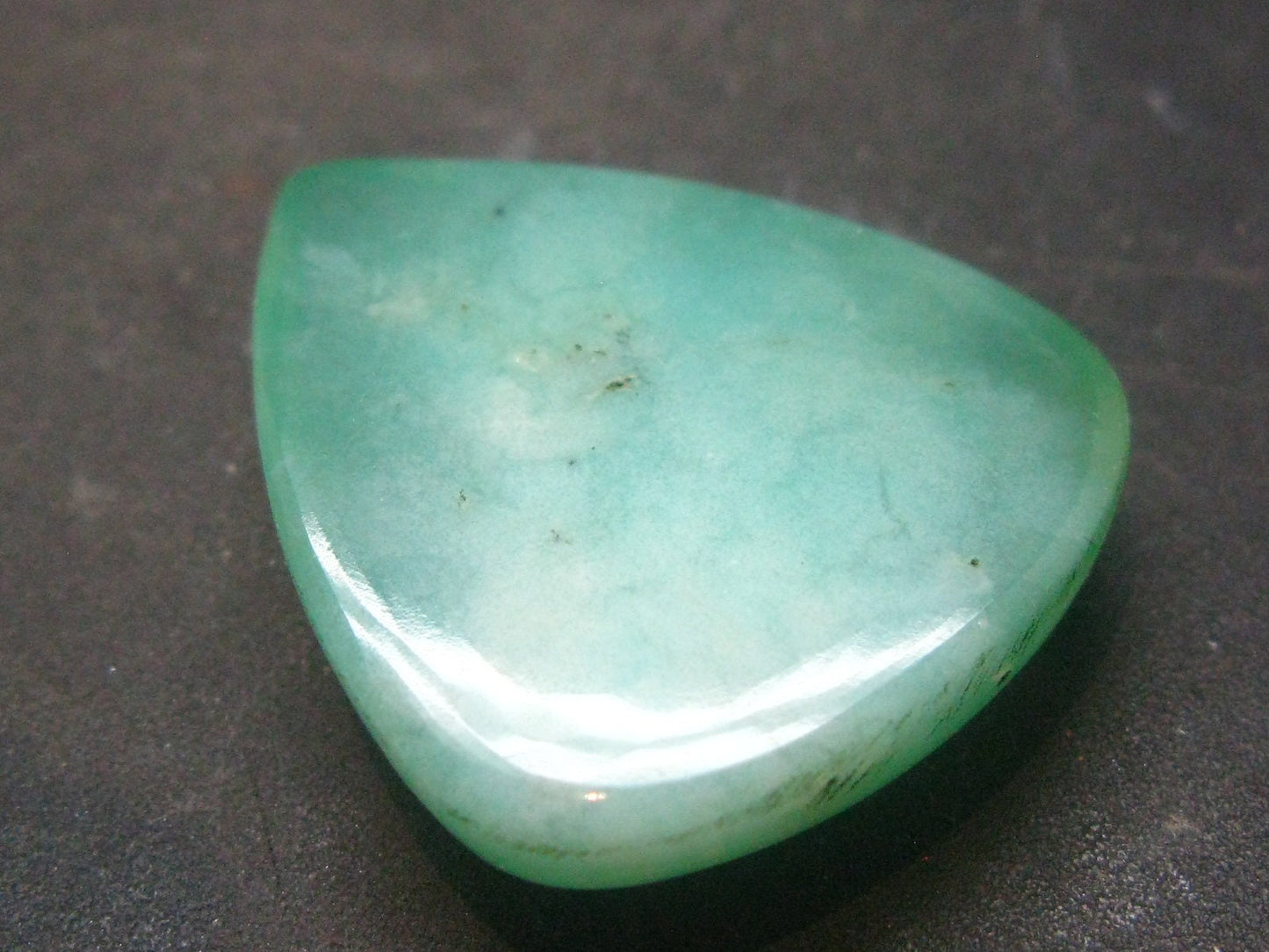 Rich Green Chrysoprase Cabochon From Australia - 1.2"