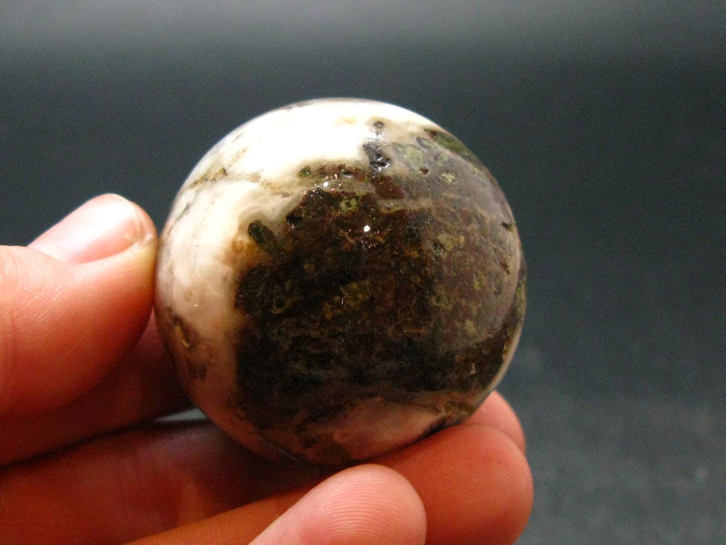 Natrolite Sphere Ball From Indonesia - 1.5" - 52.54 Grams