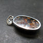 Zincite Franklinite Willemite Silver Pendant From USA - 1.4" - 9.0 Grams