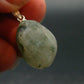 Phenakite Phenacite Tumbled Silver Pendant From Russia - 1.0" - 4.0 Grams
