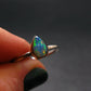 Natural Cabochon Opal 925 Sterling Silver Ring from Ethiopia - 1.48 Grams - Size 6