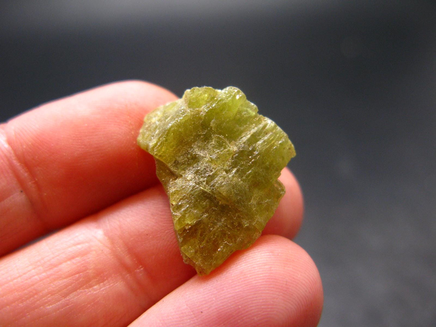 Large Chrysoberyl Crystal From Madagascar - 0.7" - 2.57 Grams