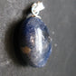 Gem Blue Sapphire Corundum Crystal Silver Pendant From Sri Lanka - 15.5 Carats