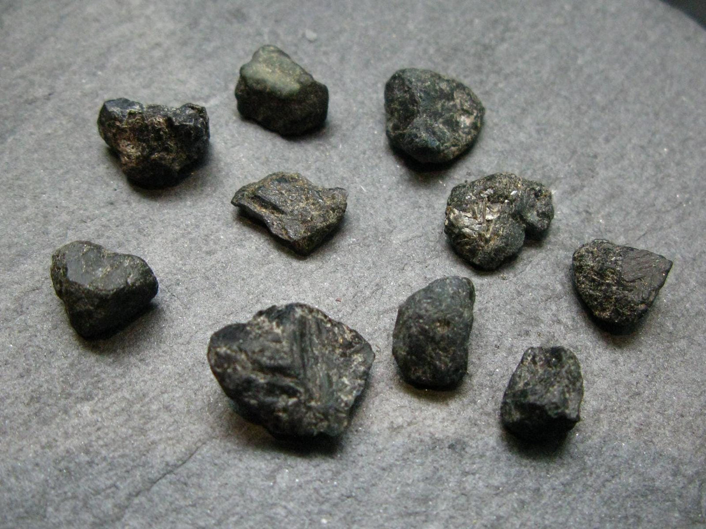 Lot of 10 Rare Alexandrite Chrysoberyl Crystals From Brazil - 38.42 Carats
