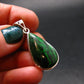 Extremely Rare Natural Maw Sit Sit Crystal Silver Pendant from Myanmar - 1.4" - 5.05 Grams
