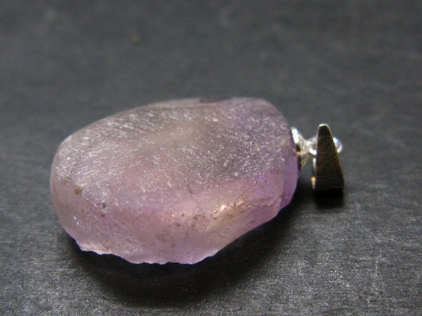 Stunning Natural Gem Ametrine Crystal Silver Pendant From Bolivia - 1.1" - 3.94 Grams