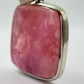 Cobalto Calcite Silver Pendant Pink Crystal Gemstone Natural Stone Jewelry Gift