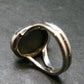 Large Raw Pyrite Silver Ring From Peru - 8.13 Grams - Size 8.25