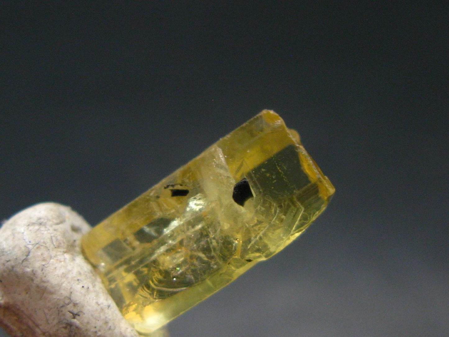 Gem Heliodor Golden Beryl Crystal From Tajikistan - 0.93 Grams - 0.5"