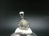 1.70 Carat Phenakite Phenacite Gem Sterling Silver Pendant from Nigeria - 0.5"