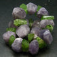 Peridot & Scapolite Genuine Bracelet ~ 7.5 Inches ~ Facetted Beads