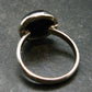 Real!! Very Rare Nuumite Nuummite Sterling Silver Ring from Greenland - 4.0 Grams - Size 7.75