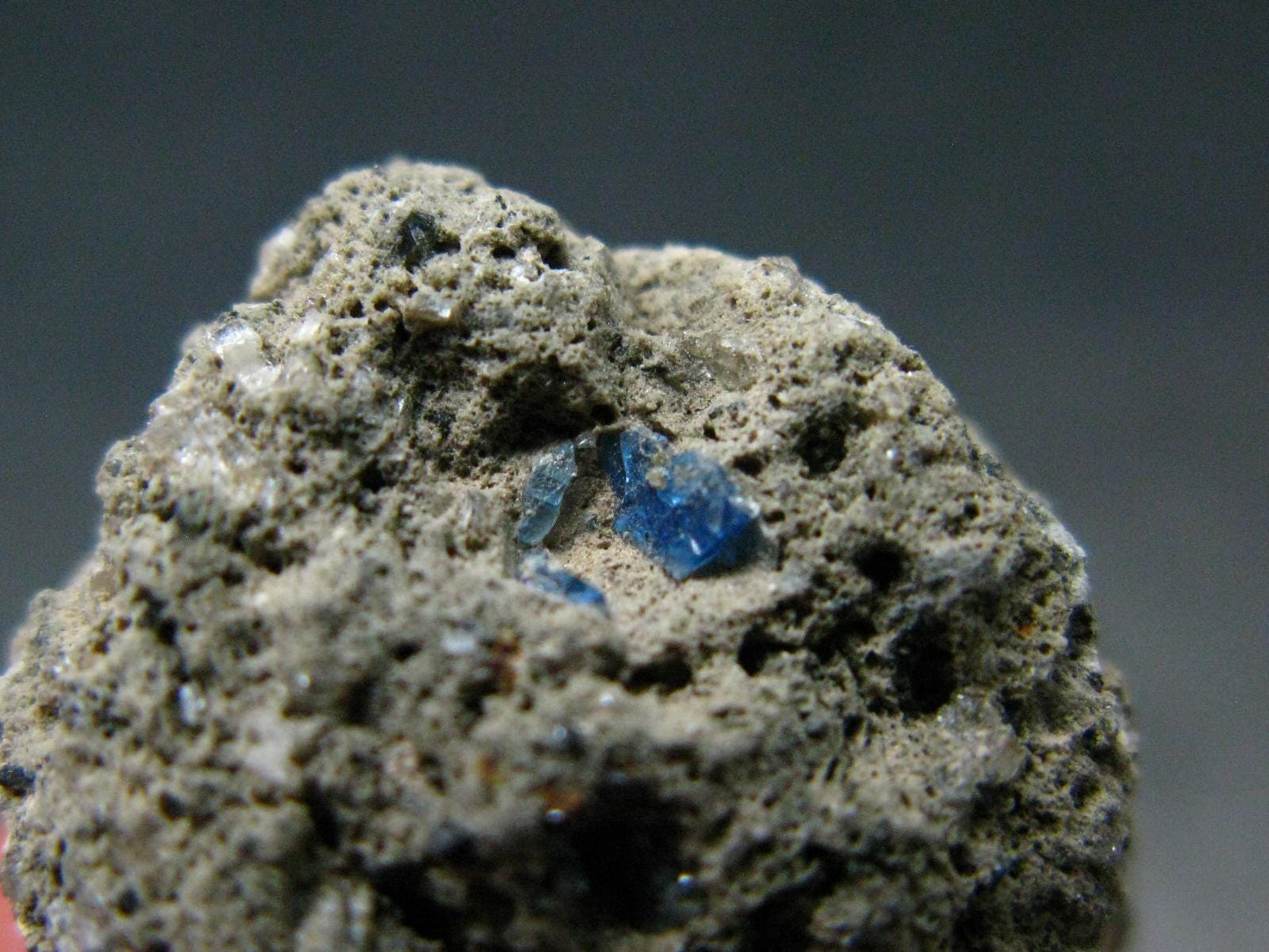 Hauyne Cluster From Germany - 1.1" - 6.31 Grams