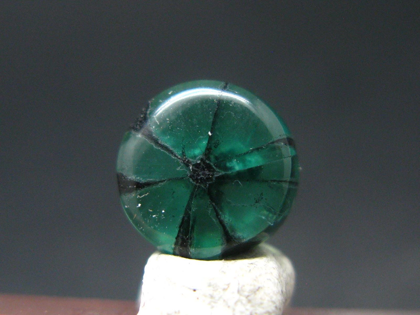 Beautiful Rare Gem Trapiche Emerald From Colombia - 1.97 Carats - 8x7.5mm