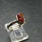 Pezzottaite Crystal Silver Ring From Madagascar - Size 6 - 1.90 Grams